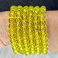 Pulsera con cuentas de limonada