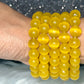 Pulsera con cuentas de caramelo