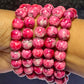 Cranberry Beaded Bracelet