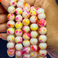 Spike Lemonade Beaded Bracelet