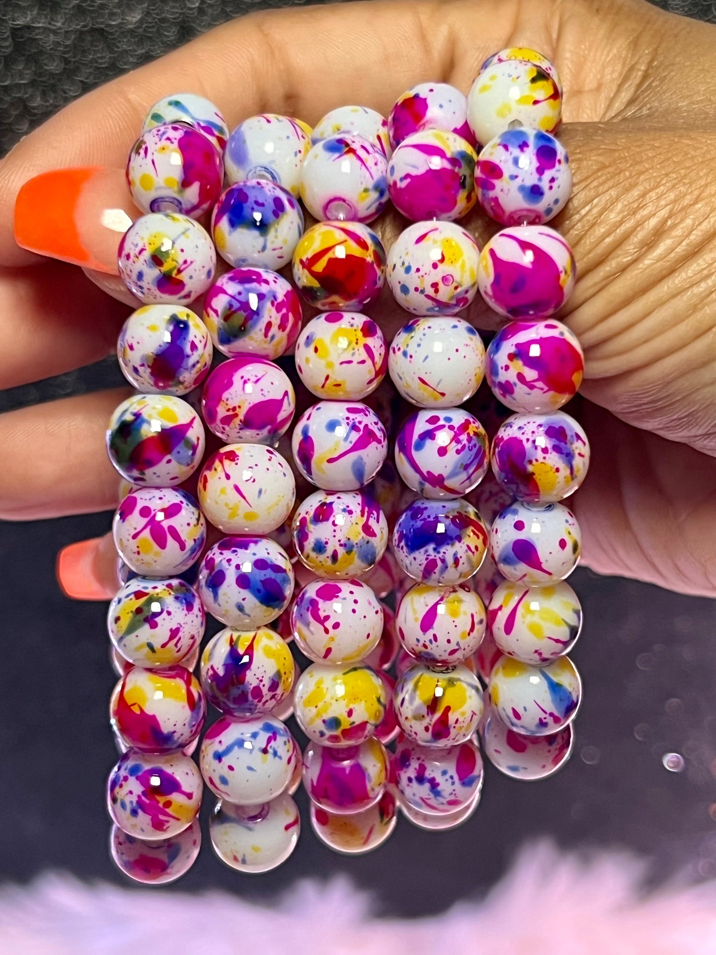 Purple Haze Beaded Bracelet