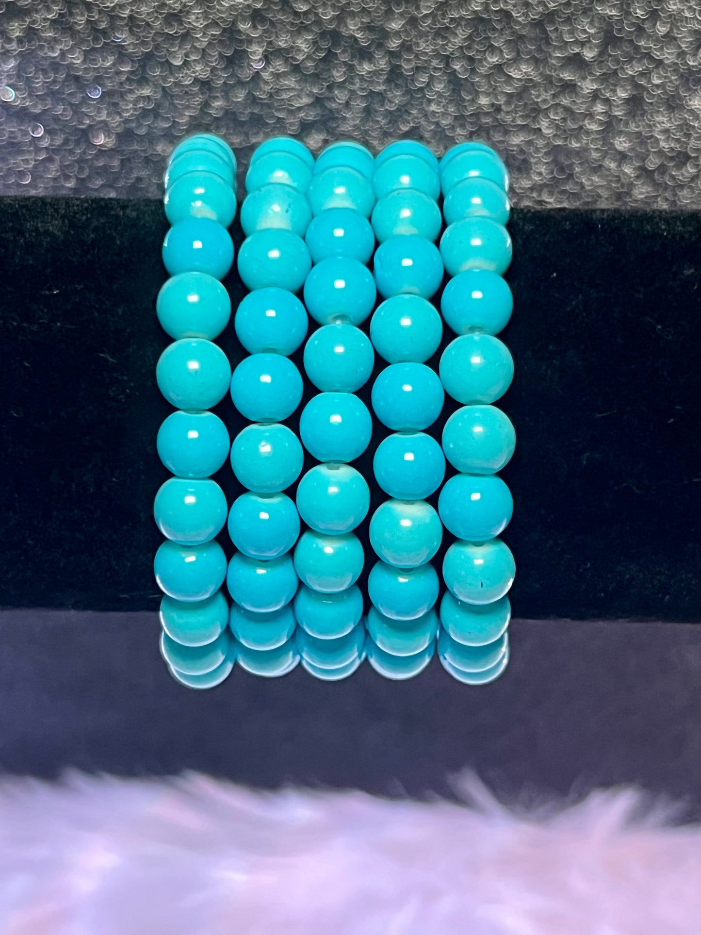 Tiffanie Blue (1pc) Beaded Bracelet