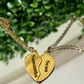 Engrave |Personalize Double Heart BFF/Couple Necklace