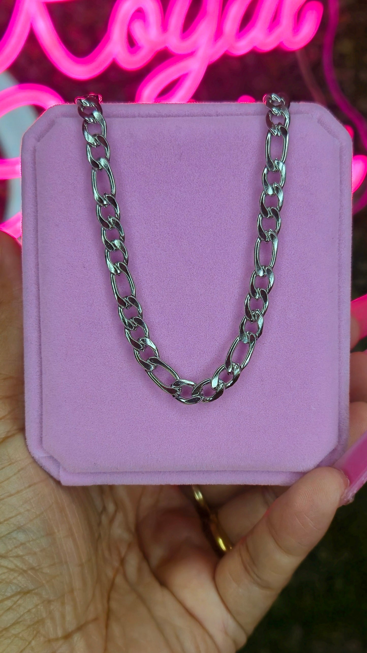 Necklace | Figaro Chain ( Unisex)